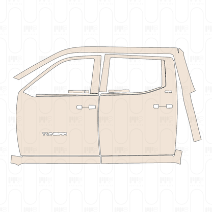Voorgesneden PPF Toyota Tundra CrewMax SR5 2022