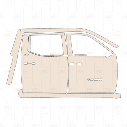 Voorgesneden PPF Toyota Tundra CrewMax SR5 2022