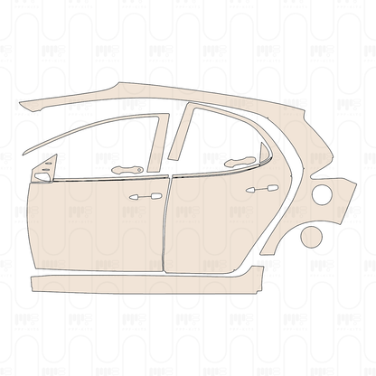 Voorgesneden PPF Toyota Yaris 2023
