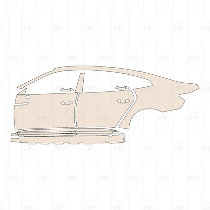 Voorgesneden PPF Volkswagen CC Sedan 2023