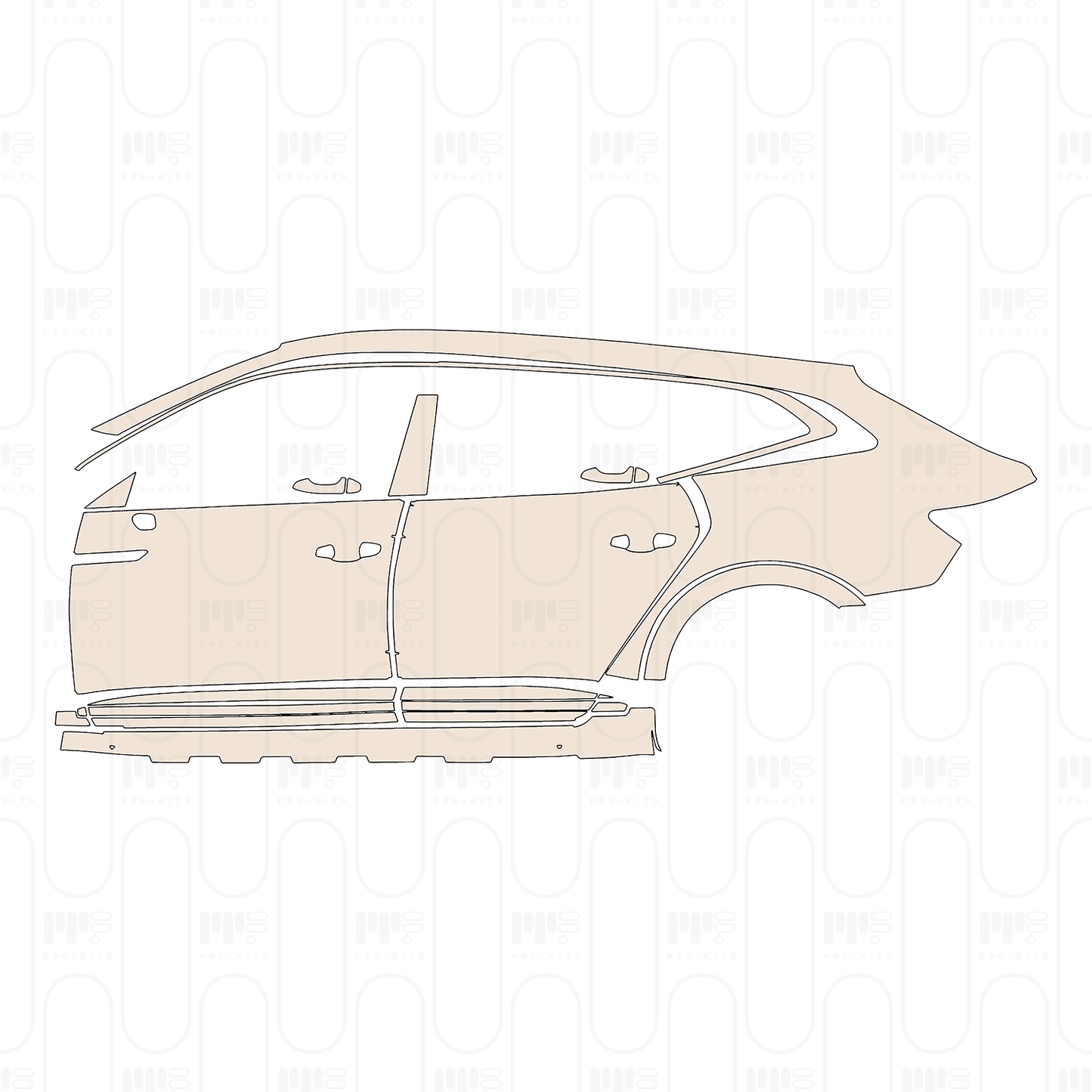 Voorgesneden PPF Volkswagen CC Shooting Brake 2022