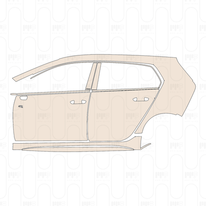 Voorgesneden PPF Volkswagen Golf R 2025