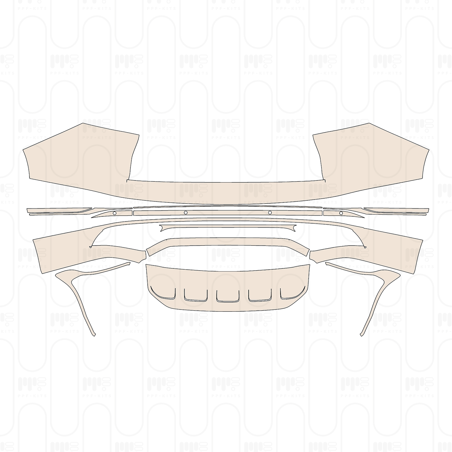 Voorgesneden PPF Volkswagen Talagon R-Line 2023