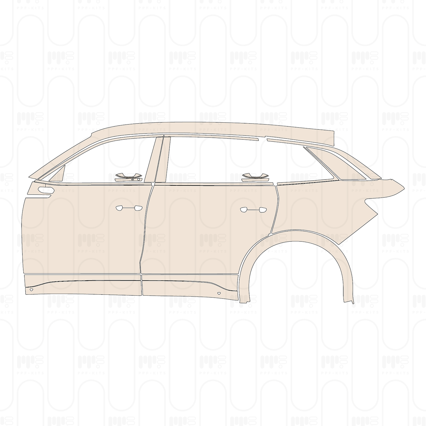 Voorgesneden PPF Volkswagen Tavendor R-Line 2023