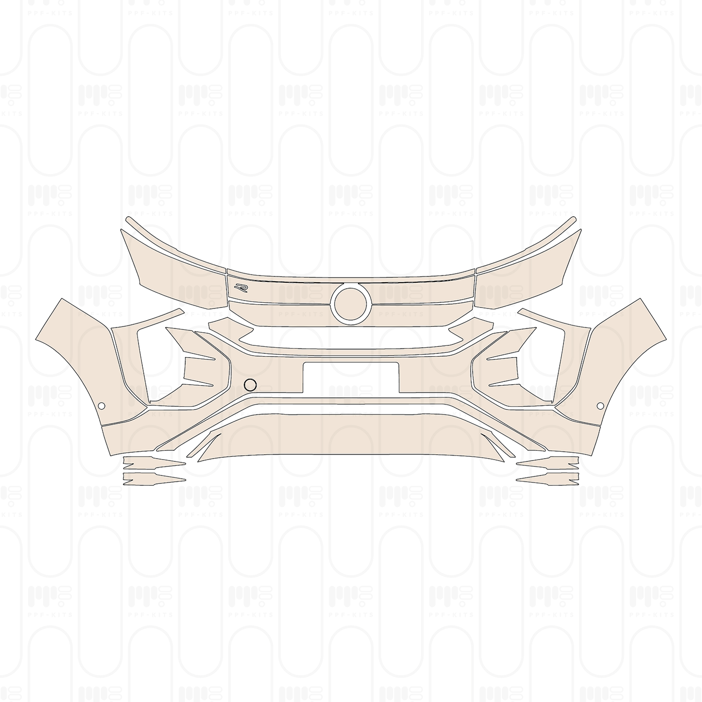 Voorgesneden PPF Volkswagen Teramont Pro R-Line 2025