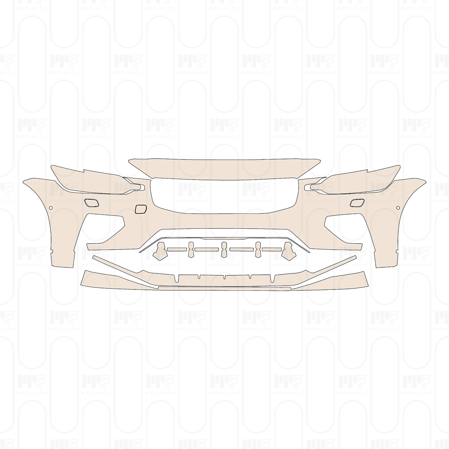 Voorgesneden PPF Volvo S60 R-Design 2023