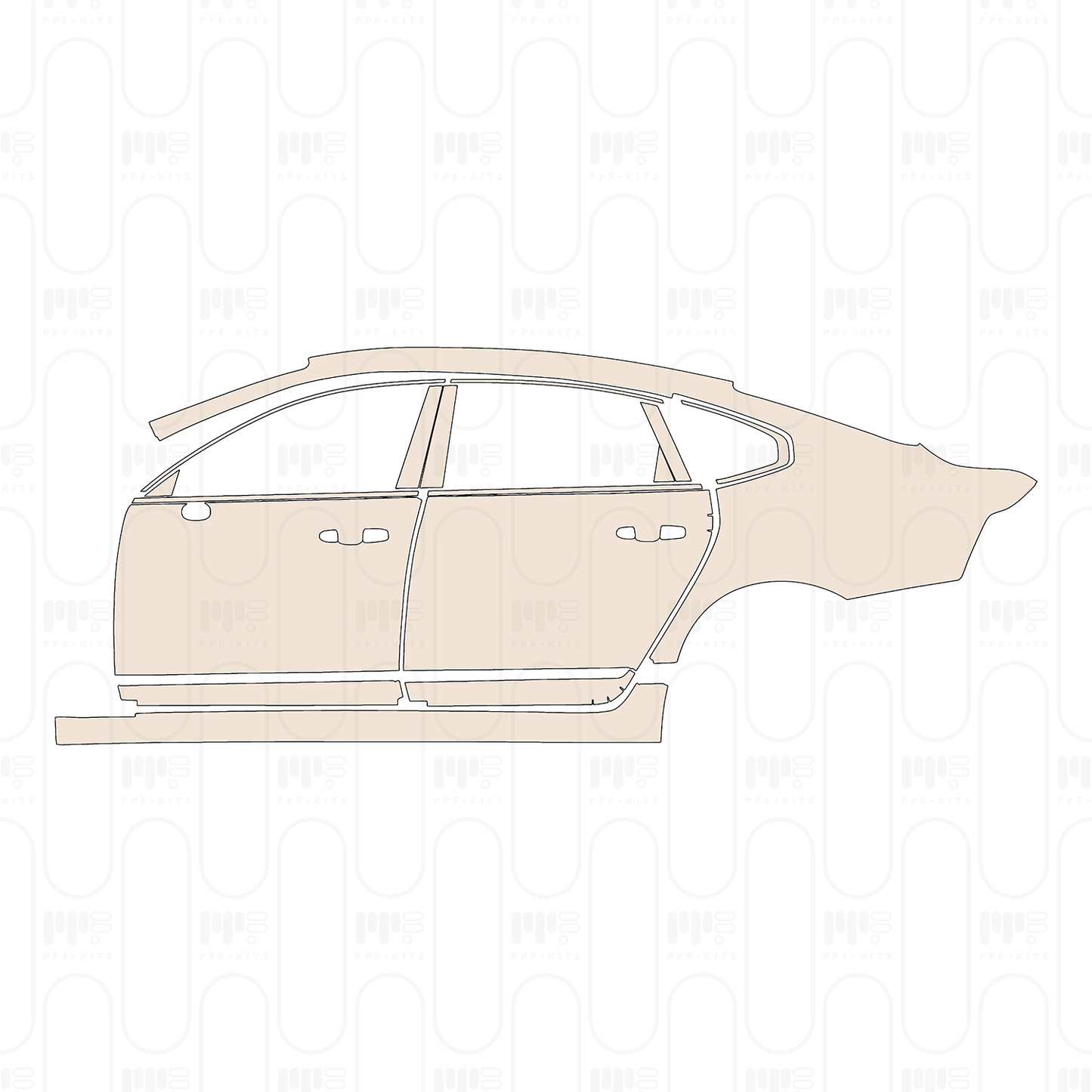 Voorgesneden PPF Volvo S90 Extended Wheelbase Inscription 2025