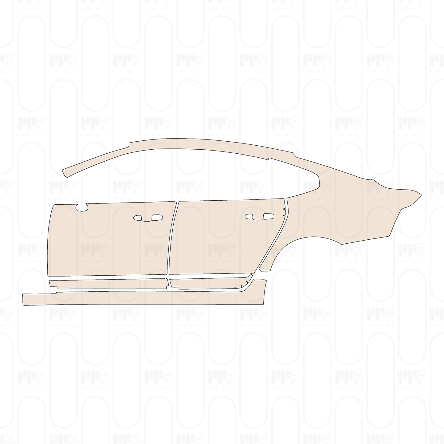 Voorgesneden PPF Volvo S90 Standard Wheelbase Inscription 2022