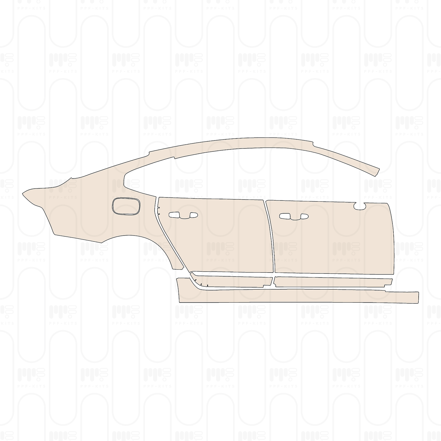 Voorgesneden PPF Volvo S90 Standard Wheelbase Inscription 2022