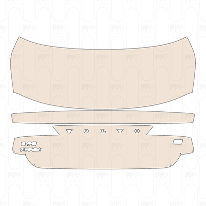 Voorgesneden PPF Volvo S90 Recharge Standard Wheelbase Inscription 2022