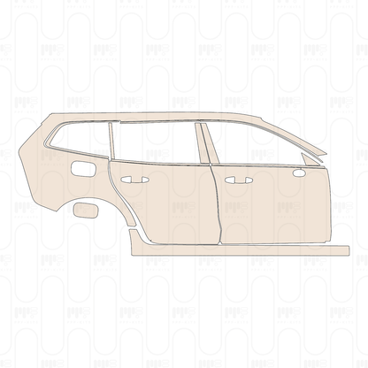 Voorgesneden PPF Volvo V60 Inscription 2022