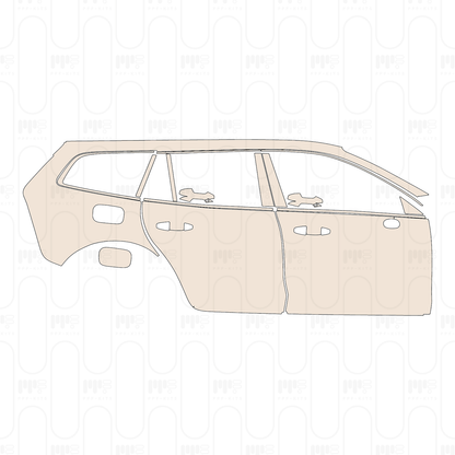 Voorgesneden PPF Volvo V60 Cross Country 2022