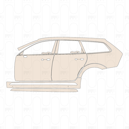 Voorgesneden PPF Volvo V90 Cross Country 2022