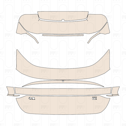 Voorgesneden PPF Zeekr 001 2022