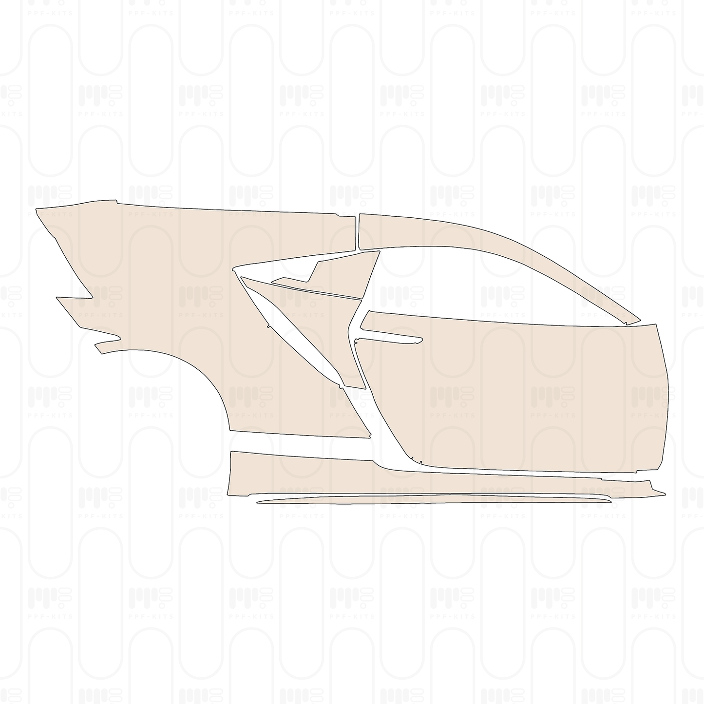 Pre-Cut PPF Acura NSX 2022