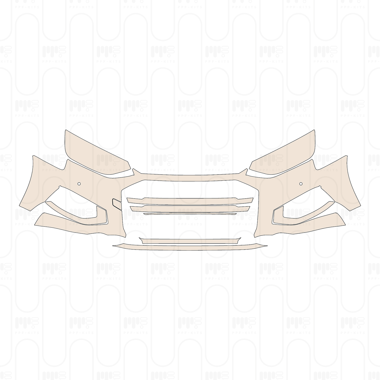 Voorgesneden PPF Audi A4 A4L Sedan Base 2022