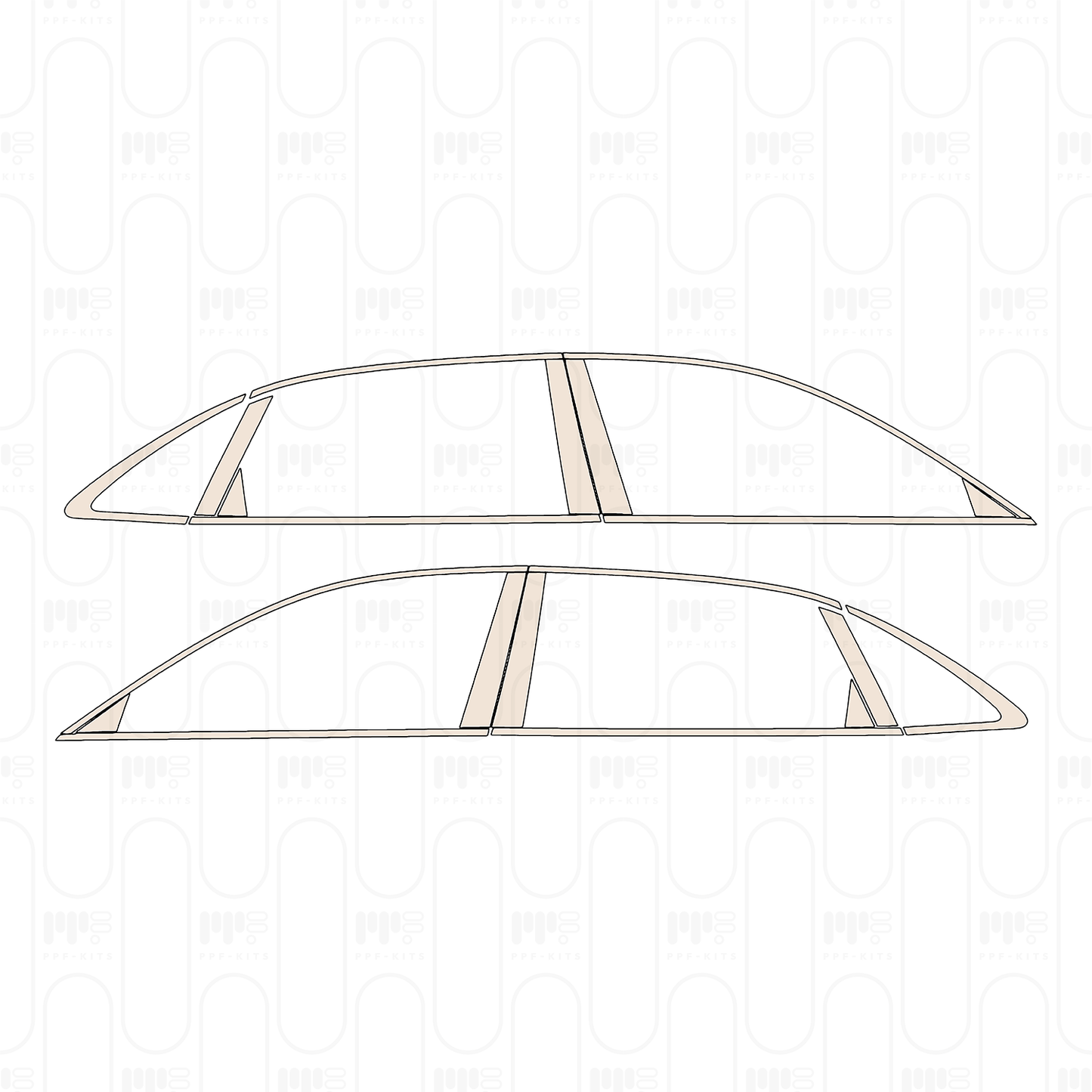 Voorgesneden PPF Audi A4 A4L Sedan Base 2022
