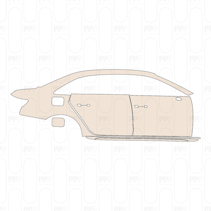 Voorgesneden PPF Audi A4 A4L Sedan Base 2022