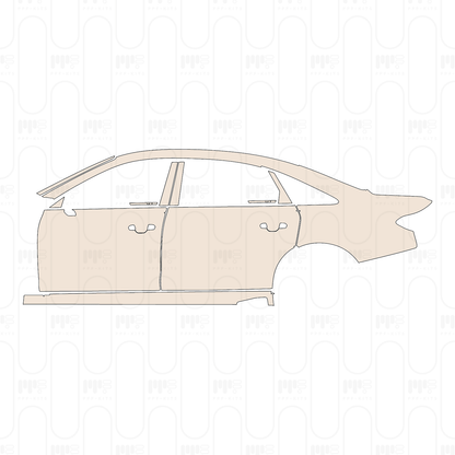Voorgesneden PPF Audi A8 L (Extended Wheelbase) Base 2023