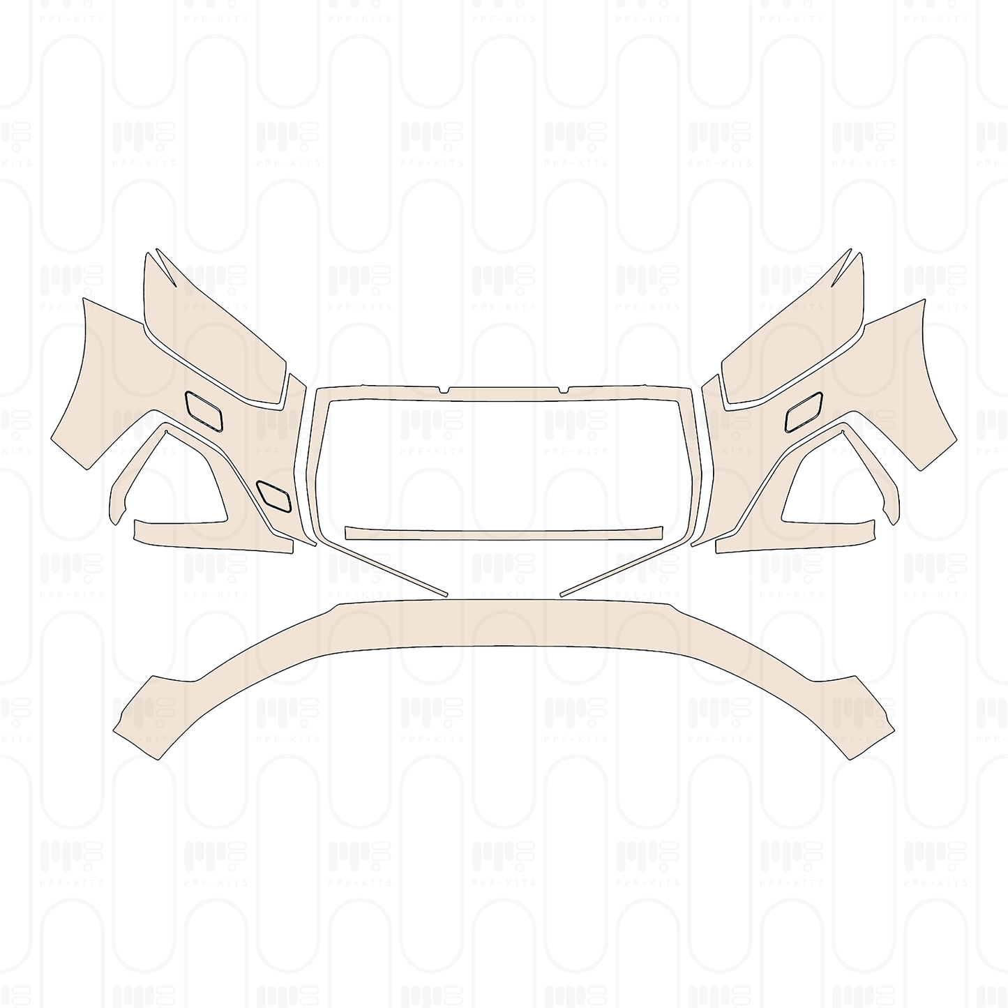 Voorgesneden PPF Audi Q2 SQ2 2022