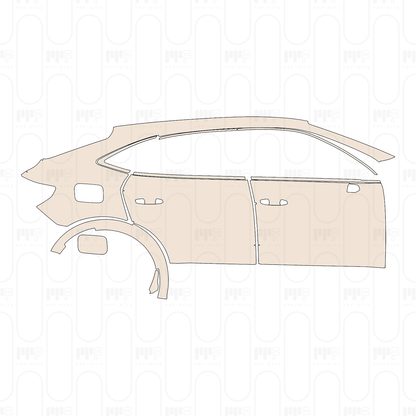 Voorgesneden PPF Audi Q3 Sportback Base 2022