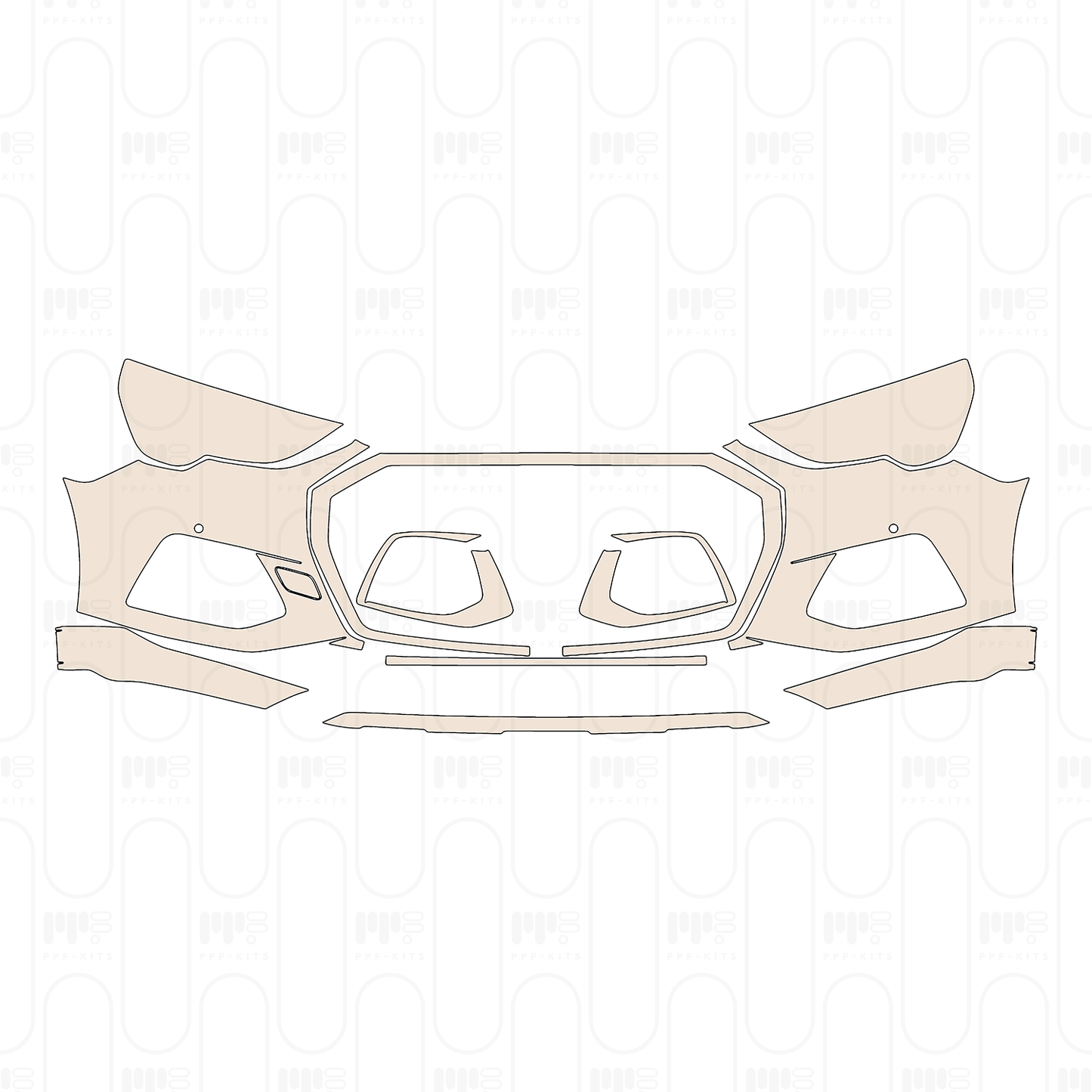 Voorgesneden PPF Audi Q3 SUV Base 2022
