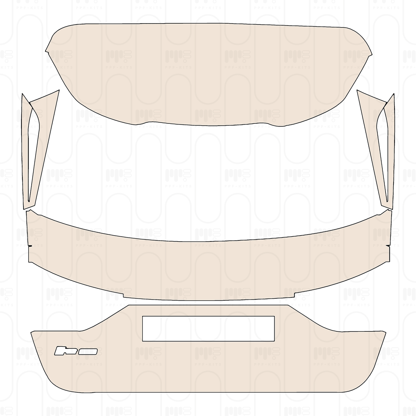 Voorgesneden PPF Audi Q3 SUV RSQ3 2022