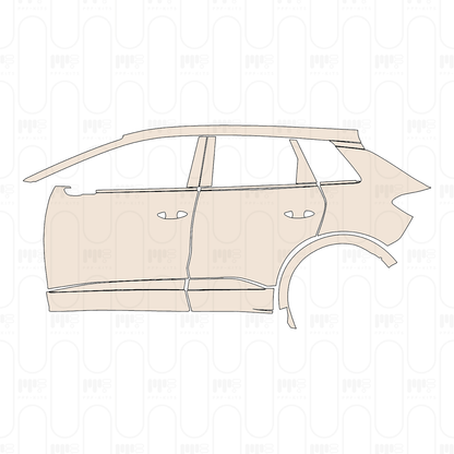 Voorgesneden PPF Audi Q4 e-tron SUV Sport 2024