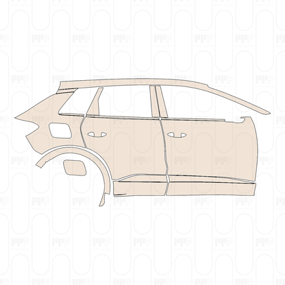 Voorgesneden PPF Audi Q4 e-tron SUV Sport 2024