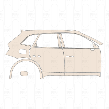 Voorgesneden PPF Audi Q5 Standard Wheelbase Base 2022