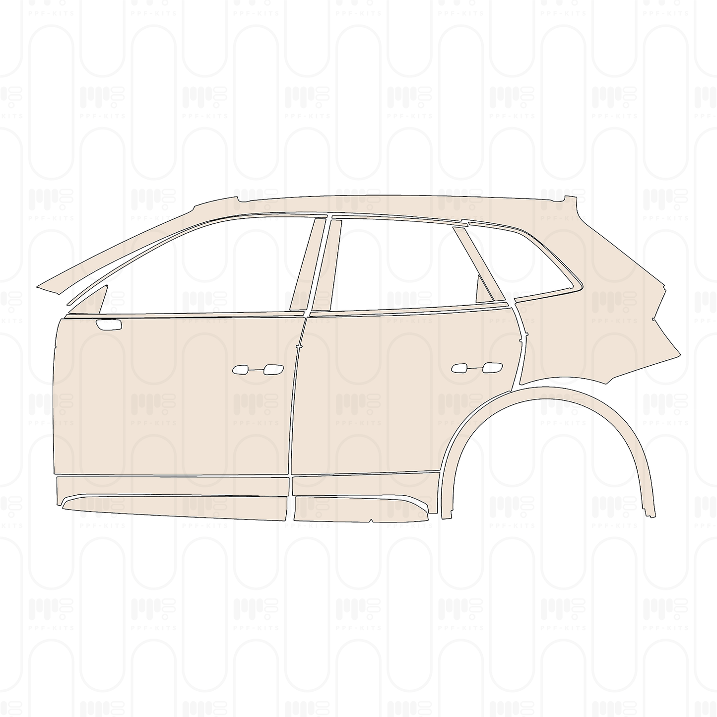Voorgesneden PPF Audi Q5 SQ5 2022