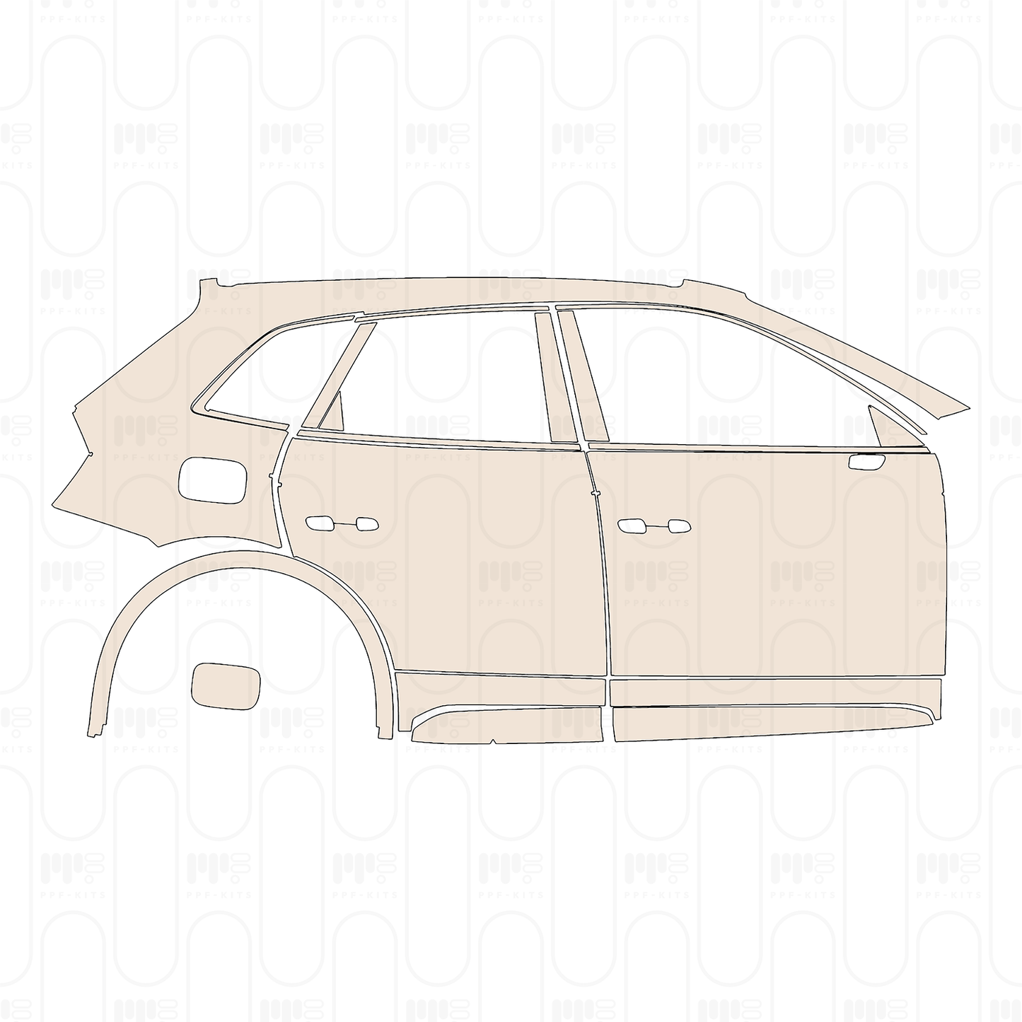 Voorgesneden PPF Audi Q5 SQ5 2022