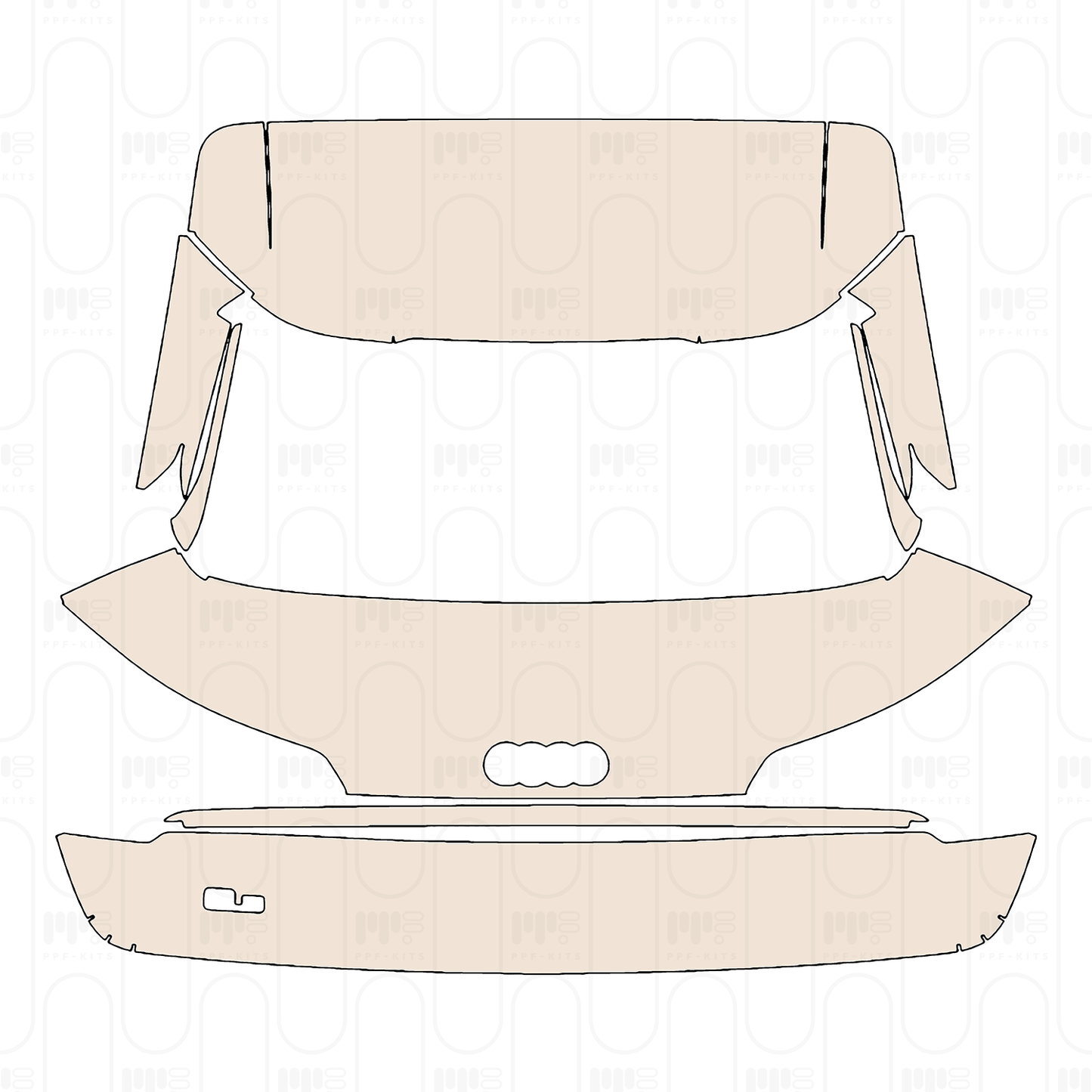 Voorgesneden PPF Audi Q5 Sportback (Standard Wheelbase) 2022