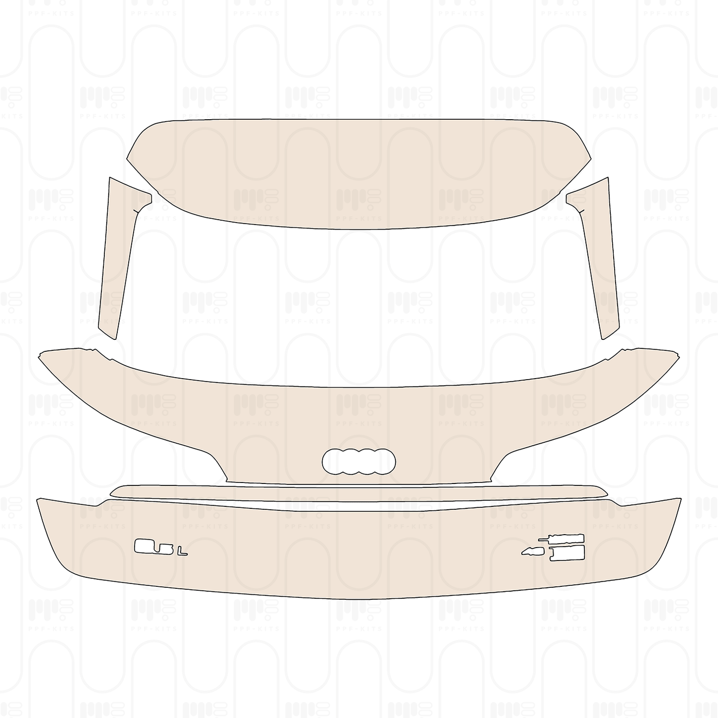 Voorgesneden PPF Audi Q5 Extended Wheelbase Base 2022