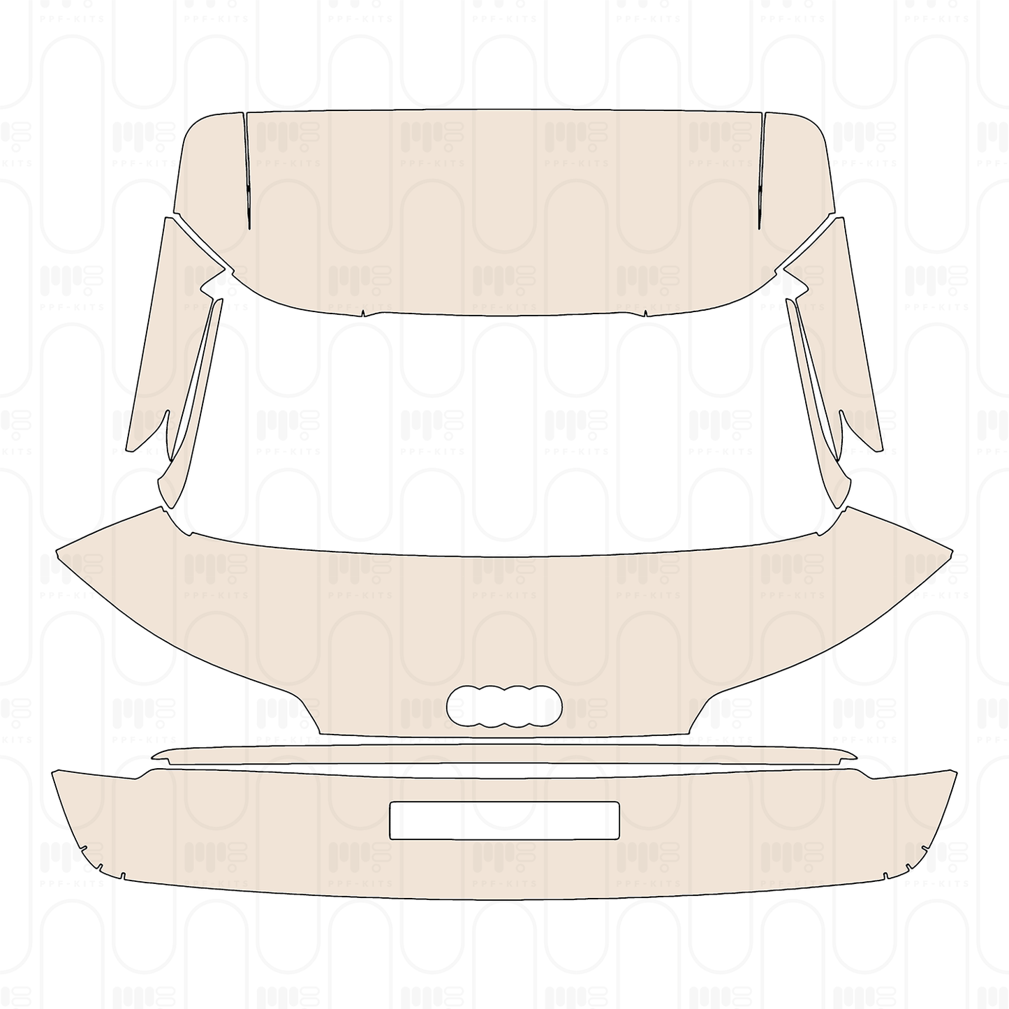 Voorgesneden PPF Audi Q5 Q5L Sportback (Extended Wheelbase) 2022