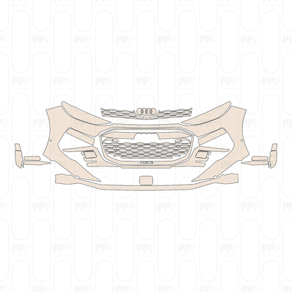 Voorgesneden PPF Audi Q6 e-tron Sportback Base 2024