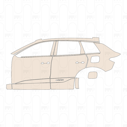 Voorgesneden PPF Audi Q6 e-tron SUV Base 2024
