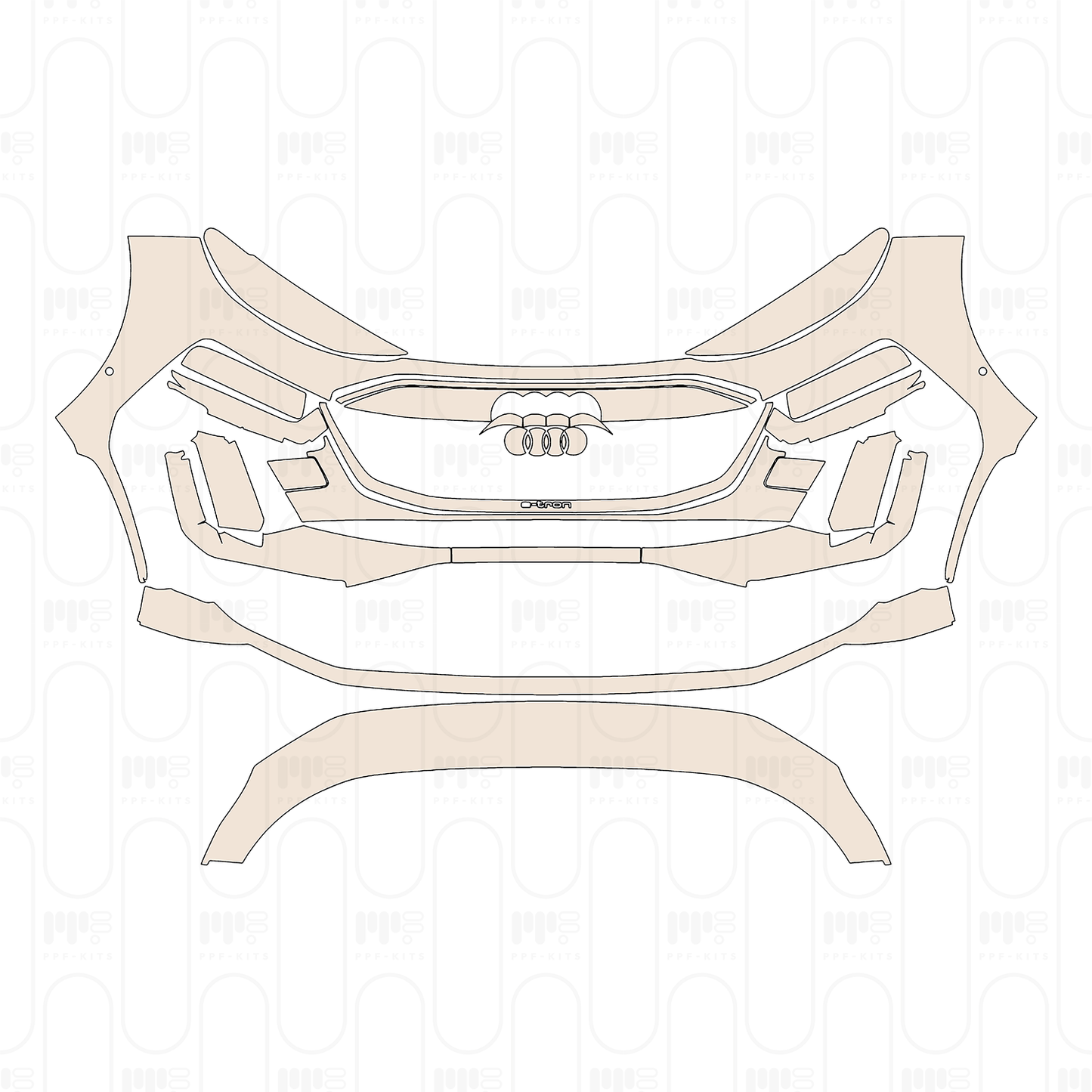 Voorgesneden PPF Audi Q6 e-tron Sportback SQ6 e-tron 2024