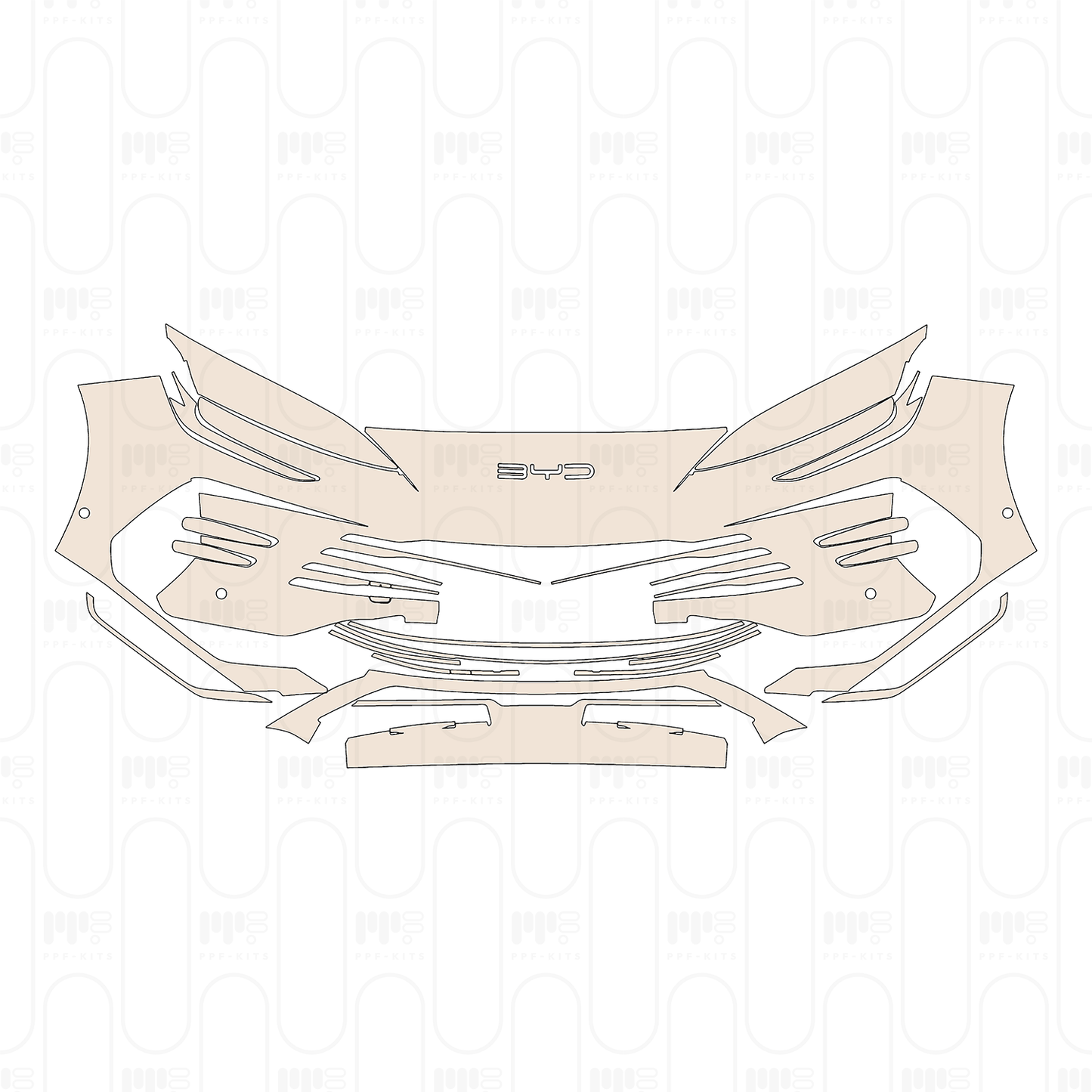 Voorgesneden PPF BYD SEAL U DM-i 2023