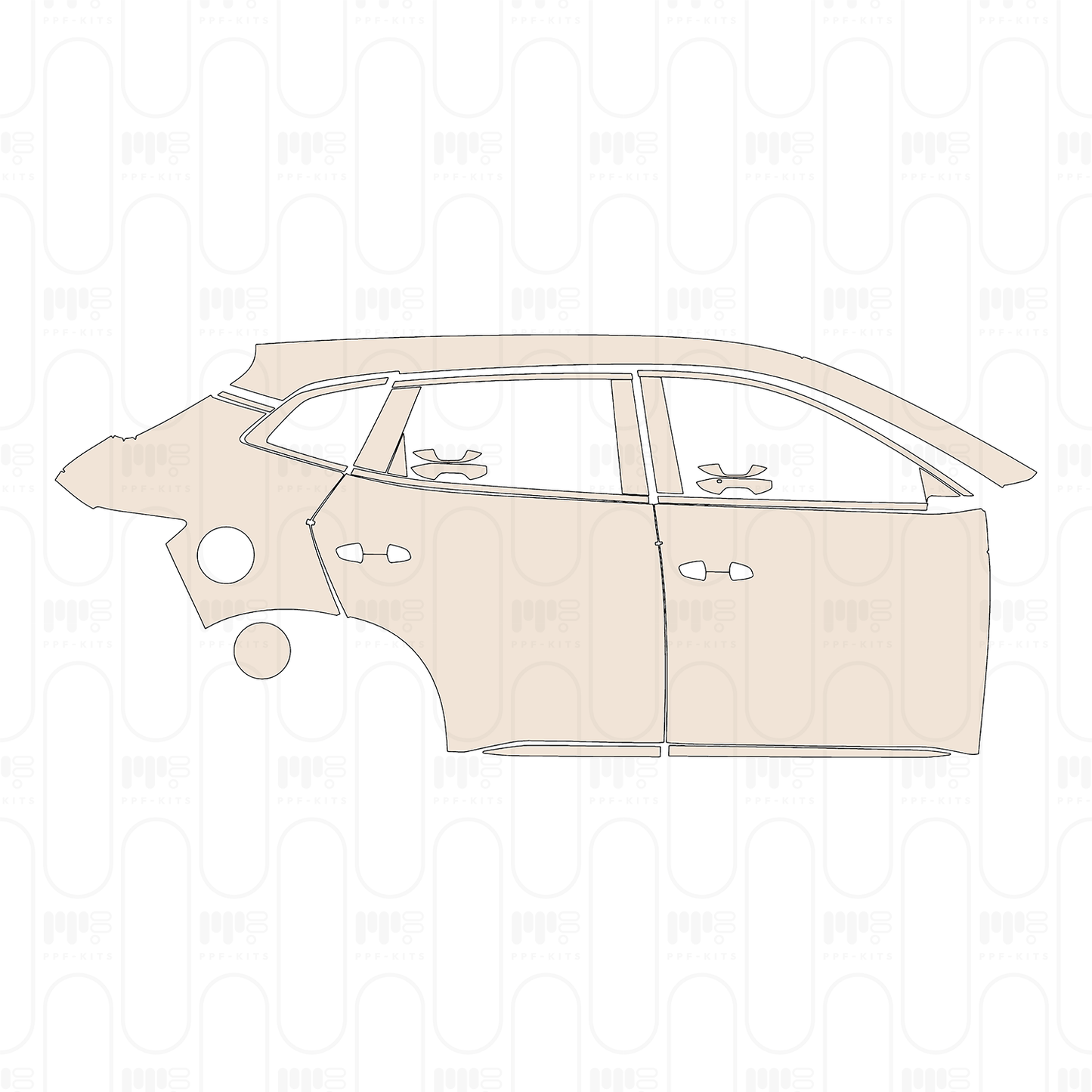 Voorgesneden PPF BYD SEAL U DM-i 2023