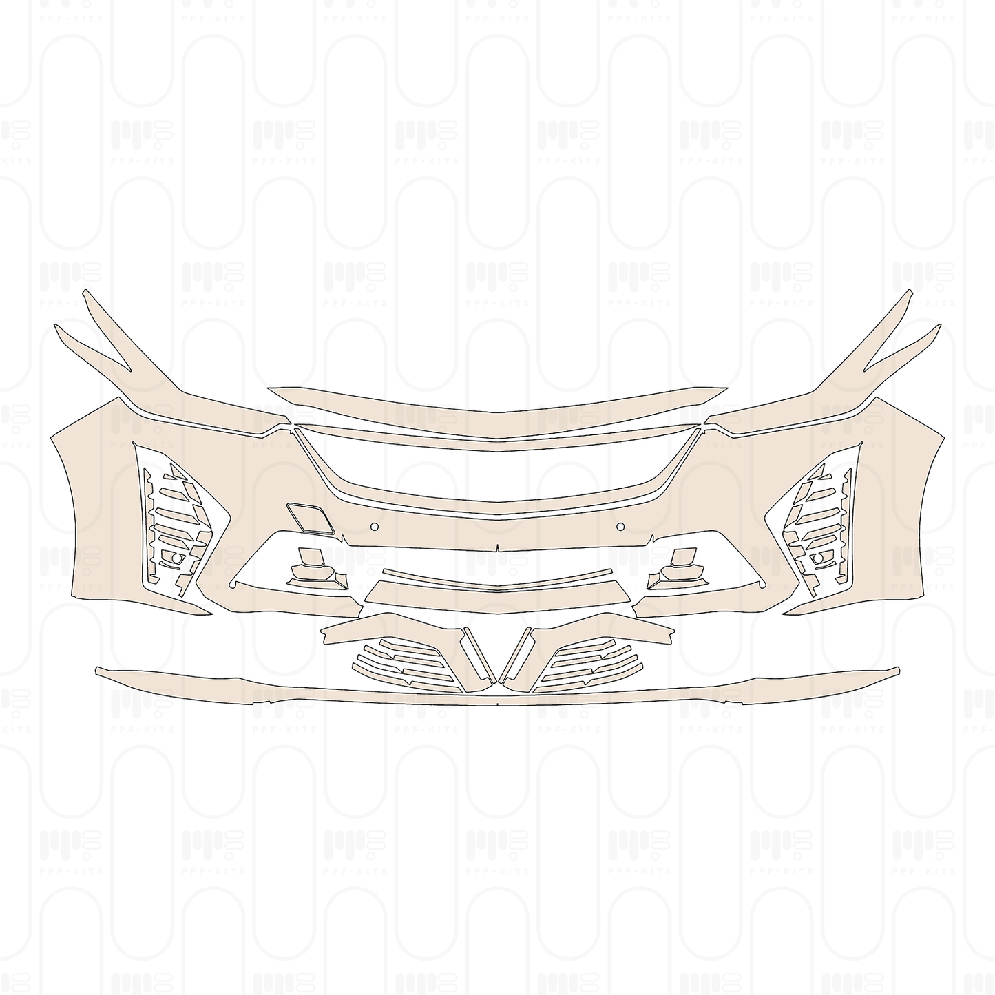 Voorgesneden PPF Cadillac CT5 V-Series Blakwing 2022