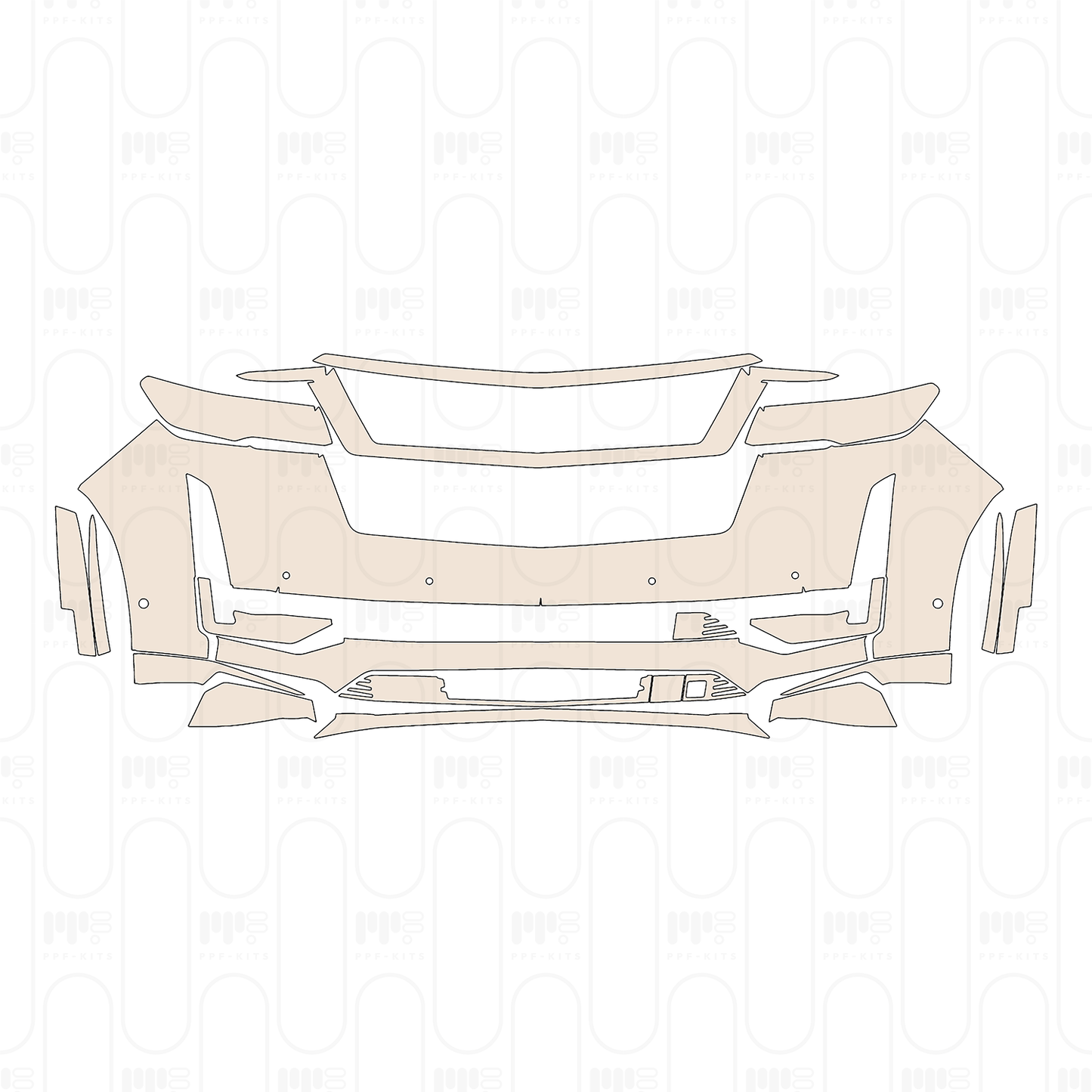 Voorgesneden PPF Cadillac Escalade ESV 2022