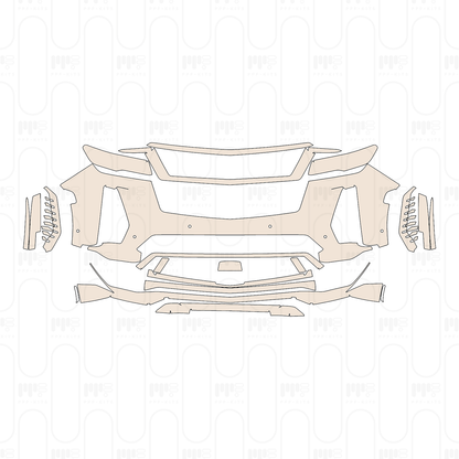 Voorgesneden PPF Cadillac Escalade-V ESV 2023