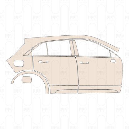 Voorgesneden PPF Cadillac XT4 2024