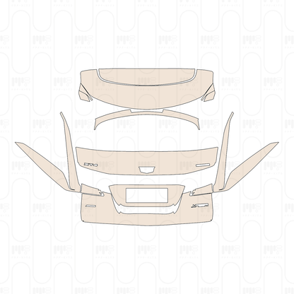 Voorgesneden PPF Cadillac XT4 2022