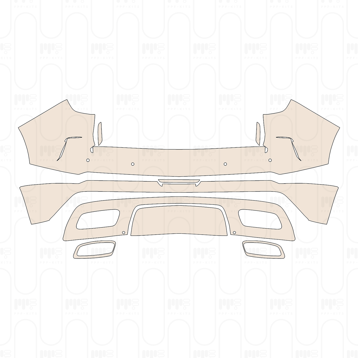 Voorgesneden PPF Cadillac XT4 2024