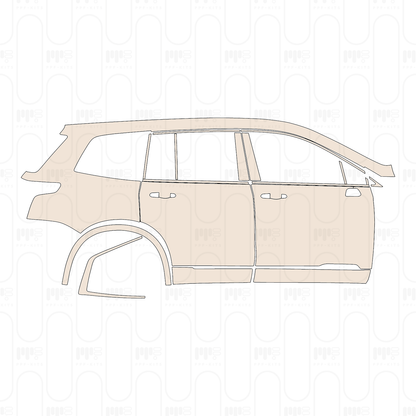 Voorgesneden PPF Cadillac XT6 Luxury 2022