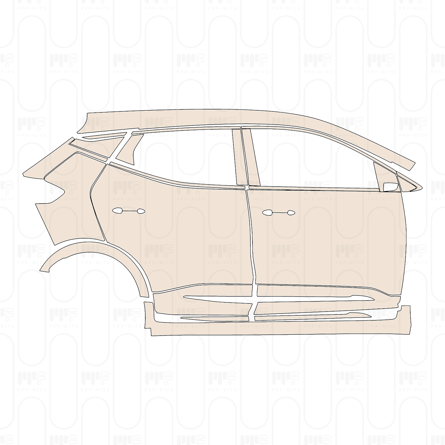 Voorgesneden PPF Chevrolet Bolt EUV Premier 2022