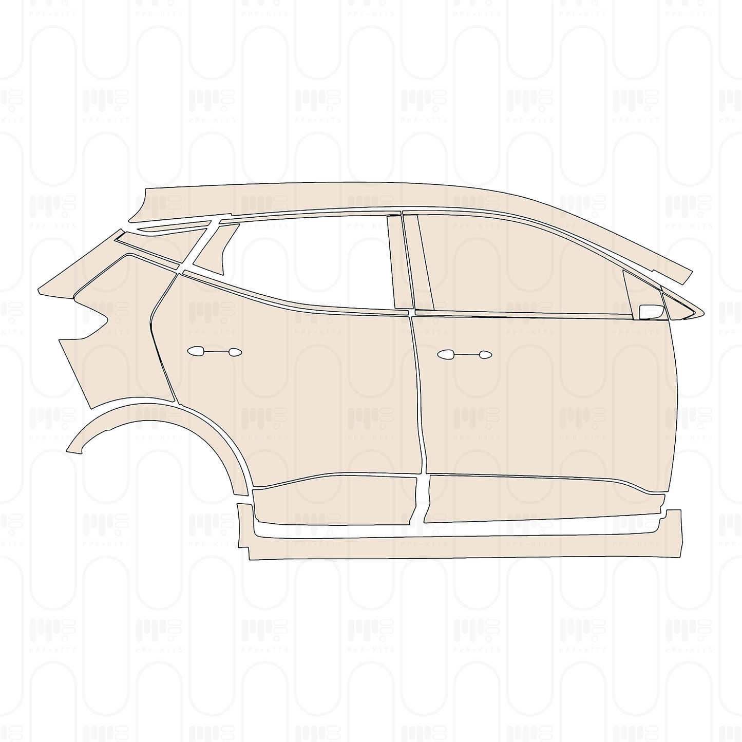 Voorgesneden PPF Chevrolet Bolt EUV LT 2022