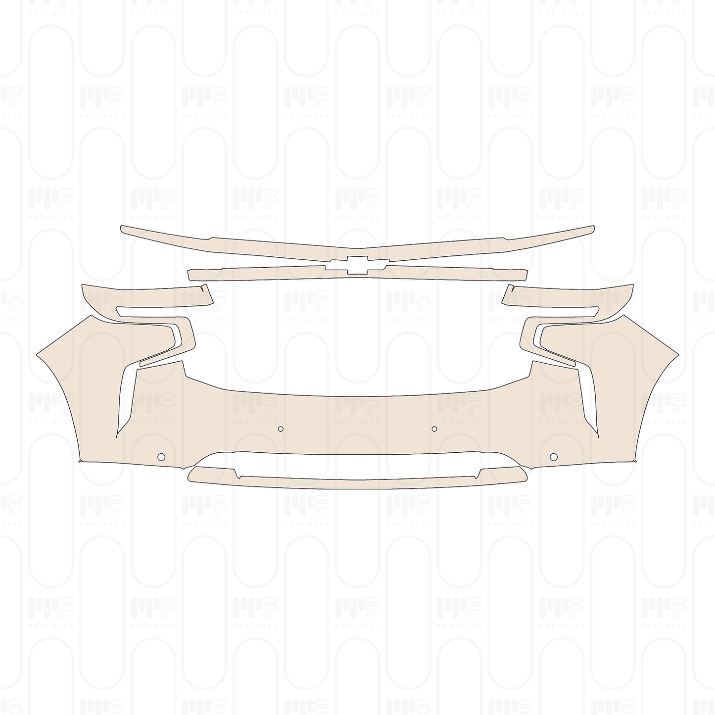 Voorgesneden PPF Chevrolet Tahoe LS 2022